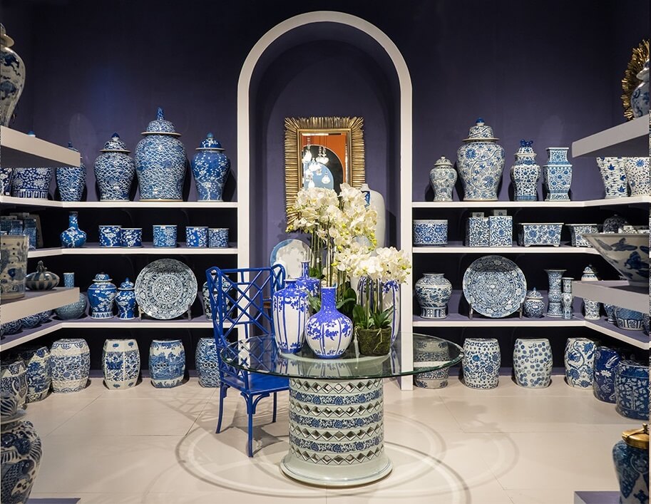 Porzellan-Vasen-Ausstellung